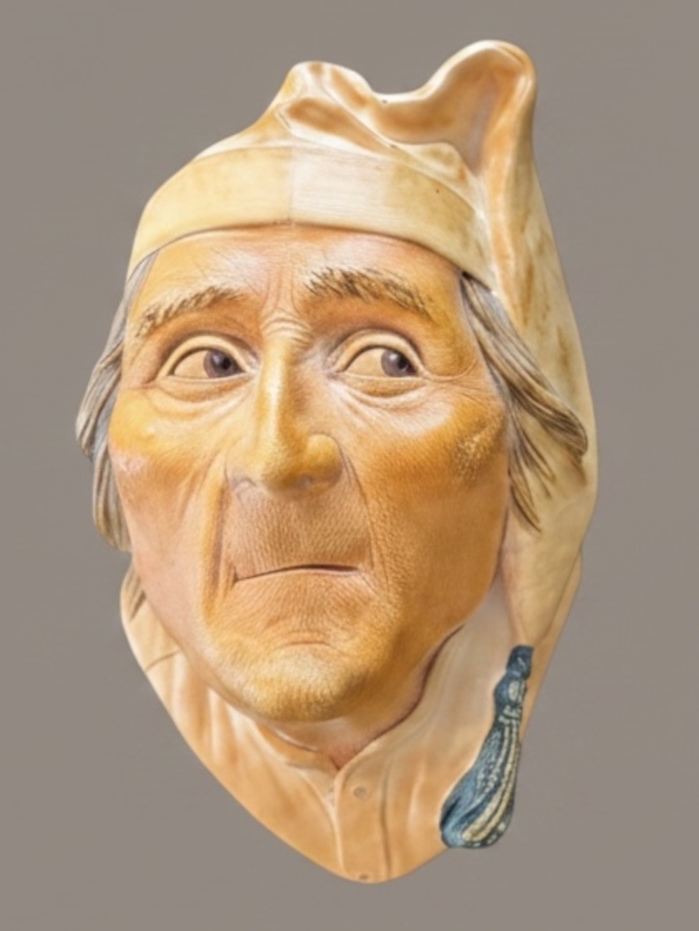 Vintage Bossons Chalkware Scrooge Head England